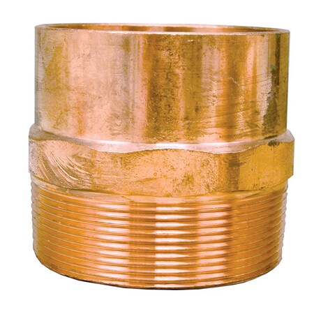 1/8 In. X 1/4 In. Wrot/ACR Solder Joint Copper Male Adapter